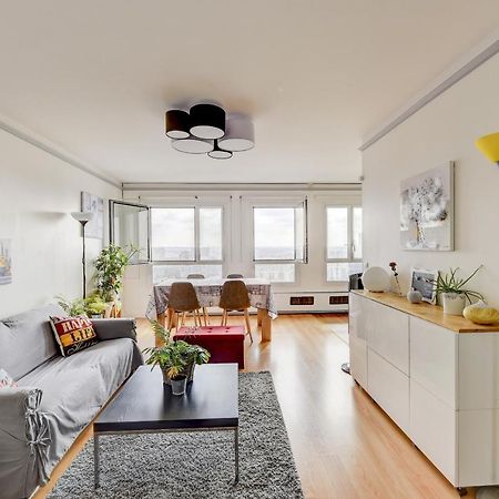 Appartement Place D'Italie Superbe Vue Parigi Esterno foto