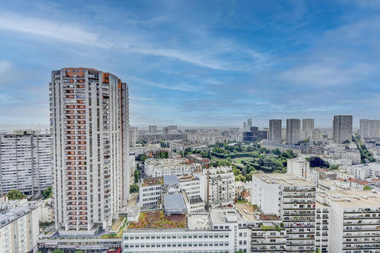 Appartement Place D'Italie Superbe Vue Parigi Esterno foto