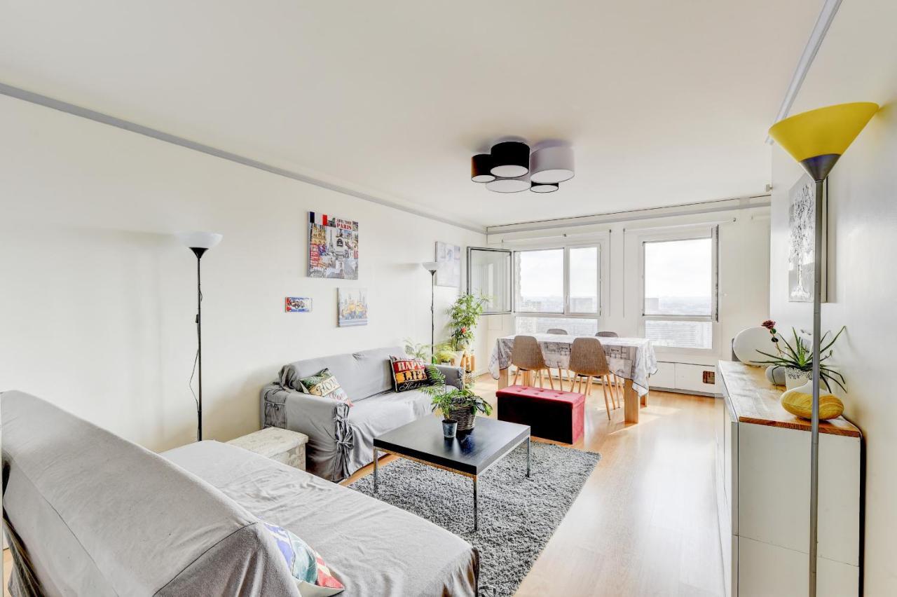 Appartement Place D'Italie Superbe Vue Parigi Esterno foto